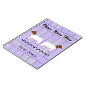 Gepersonaliseerd Boerderij van Paarse boer Notitieboek (Linkerzijde)