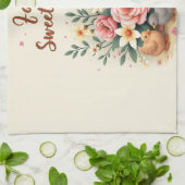 Gepersonaliseerd boerenaccent theedoek (Gevouwen)