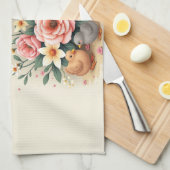 Gepersonaliseerd boerenaccent theedoek (Quarter Fold)