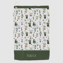 Gepersonaliseerd Boho Potted House Plant Patroon