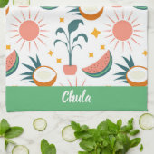 Gepersonaliseerd Boho stijl keukenhanddoeken (Gevouwen)