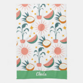 Gepersonaliseerd Boho stijl keukenhanddoeken (Verticaal)