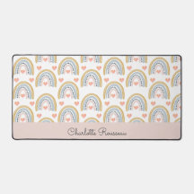 Gepersonaliseerd Boho Waterverf Rainbow-patroon