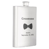 Gepersonaliseerd boog Stropdas Groomsmen cadeau Flacon (Rechts)