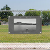 Gepersonaliseerd bootdecor grijs ponton spandoek (Insitu)