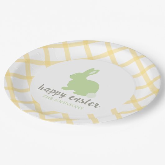 Gepersonaliseerd Bord geel paaspapier (Gekanteld)