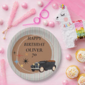 Gepersonaliseerd Bord voor retro-auto op zaterdag (Feest)