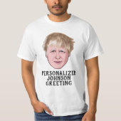 GEPERSONALISEERD BORIS JOHNSON T-SHIRT (Voorkant)