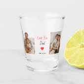 gepersonaliseerd borrelglas | Vaderdag Gift Shot Glas (Voorkant)