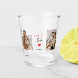gepersonaliseerd borrelglas Vaderdag Gift Shot Glas