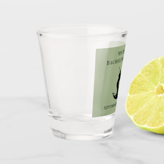 Gepersonaliseerd borrelglas | Vrijgezellengolfweek Shot Glas (Links)