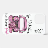 Gepersonaliseerd borstkankerbewustzijn Hoesje-Mate Case-Mate iPhone Case (Achterkant (horizontaal))