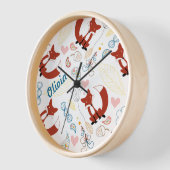 Gepersonaliseerd bos Fox Woodland Heart Leaf (Hoek)