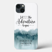 Gepersonaliseerd bosavontuur van Passen getrouwd Case-Mate iPhone Case (Achterkant)