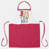 Gepersonaliseerd Bostin Dad Black Country Schort (Voorkant)