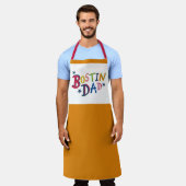 Gepersonaliseerd Bostin Dad Black Country Schort (Gedragen)