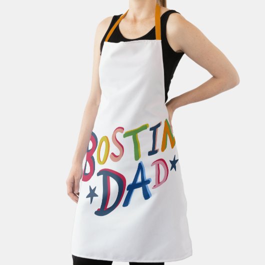 Gepersonaliseerd Bostin Dad Black Country Schort (Insitu)