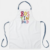 Gepersonaliseerd Bostin Dad Black Country Schort (Voorkant)