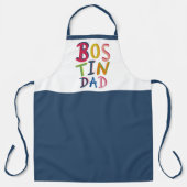 Gepersonaliseerd Bostin Dad Black Country Schort (Voorkant)