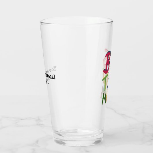 Gepersonaliseerd Bostin Ma Black Country Glass Glas (Rechts)