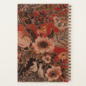 Gepersonaliseerd  botanisch Victoriaans tijdschrif Notitieboek (Achterkant)