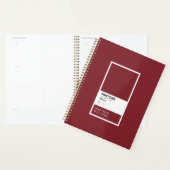Gepersonaliseerd Bourgogne Notitieboek | Aangepast (Display)