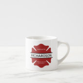 Gepersonaliseerd brandweerman rood Logo symbool Espresso Kop (Rechts)