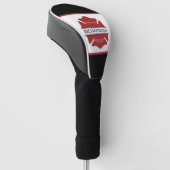 Gepersonaliseerd brandweerman rood Logo symbool Golfheadcover (Schuin)