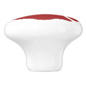Gepersonaliseerd brandweerman rood Logo symbool Keramische Knop (Zijkant)
