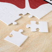 Gepersonaliseerd brandweerman rood Logo symbool Legpuzzel (Zijkant)