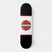Gepersonaliseerd brandweerman rood Logo symbool Persoonlijk Skateboard (Voorkant)