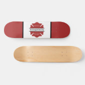 Gepersonaliseerd brandweerman rood Logo symbool Persoonlijk Skateboard (Horizontaal)