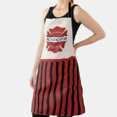 Gepersonaliseerd brandweerman rood Logo symbool Schort (Insitu)