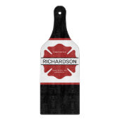 Gepersonaliseerd brandweerman rood Logo symbool Snijplank (Voorkant)
