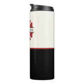 Gepersonaliseerd brandweerman rood Logo symbool Thermosbeker (Geroteerd rechts)