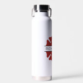 Gepersonaliseerd brandweerman rood Logo symbool Waterfles (Voorkant)