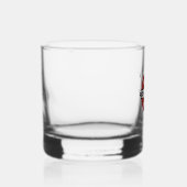 Gepersonaliseerd brandweerman rood Logo symbool Whisky Glas (Rechts)