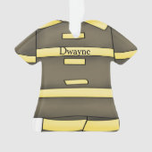 gepersonaliseerd brandweeruniform ornament (voorkant)