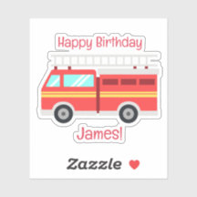 Gepersonaliseerd brandweerwagen