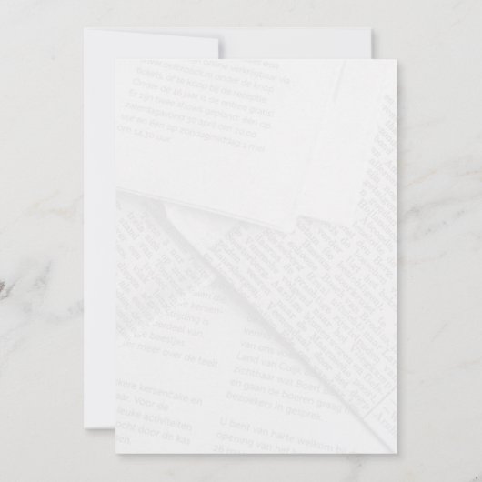 Gepersonaliseerd Breaking News: Kind verjaardagsfe Kaart (Achterkant)