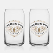 Gepersonaliseerd Breedbeeld Blikvorm Glas (Voorkant)