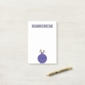 Gepersonaliseerd breien post-it® notes (Op bureau)