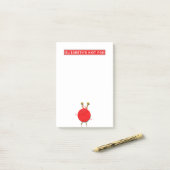 Gepersonaliseerd breien post-it® notes (Op bureau)