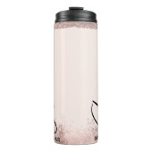 Gepersonaliseerd Bridesmaid Gift Roos Gold Bride S Thermosbeker (Voorkant)