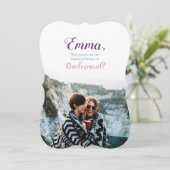 [Gepersonaliseerd] Bridesmaid-voorstel Foto Kaart (Staand voorkant)