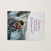 [Gepersonaliseerd] Bridesmaid Voorstel Foto Puzzle Legpuzzel (Horizontaal)