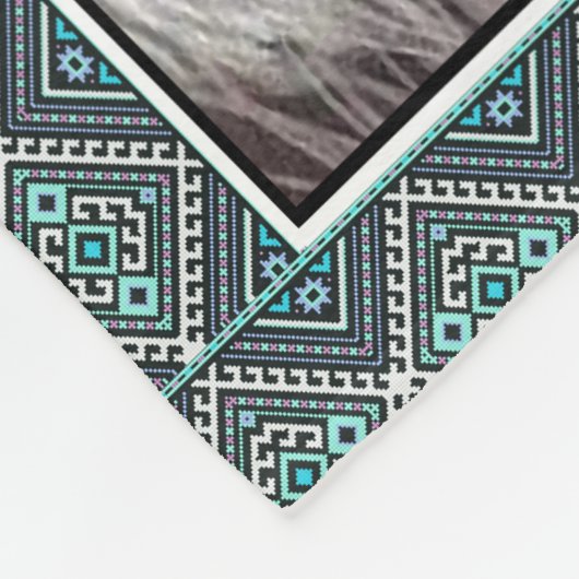 Gepersonaliseerd brief aan mijn kleindochter van o fleece deken (Hoek)