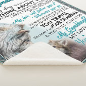 Gepersonaliseerd brief aan mijn kleindochter van o sherpa deken (3/4)