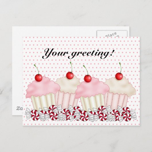 Gepersonaliseerd Briefkaart (Voorkant / Achterkant)