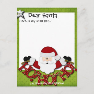 Gepersonaliseerd Briefkaart - Groene lijst met wen